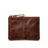 Retro Men's Short Wallet Zipper Pocket Purse Fashion Credit Card Case  Outdoor