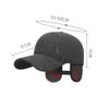 Winter Middle-Aged and Elderly Dad Warm Duck Tongue Cotton Cap Ear Protection Velvet Thick Riding Baseball Cap