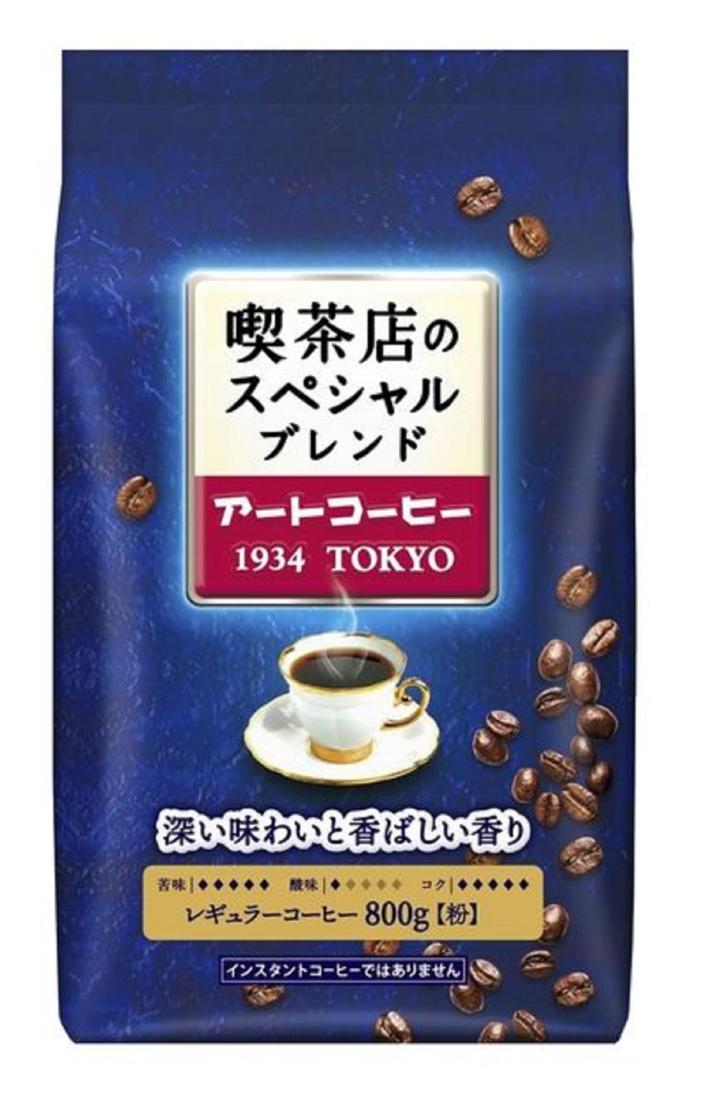 

UCC Art Coffee Coffee Shop Special Blend 800 г обычного кофе (порошок) [Молотые бобы]