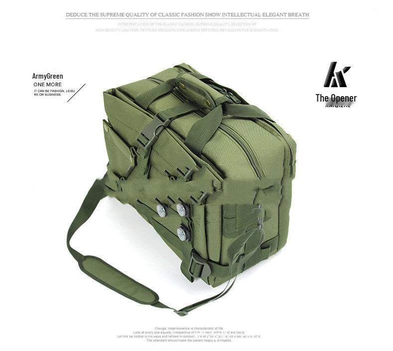 Camouflage Multi-Purpose Tactical Crossbody Backpack and Briefcase