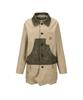 Adsb Andersson Bell Carpenter Shorts Inserted Coat Awa720W(Beige)