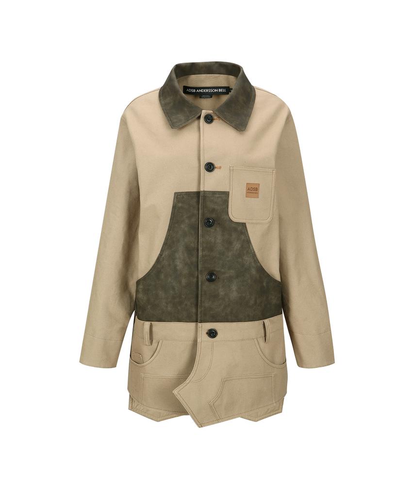 Adsb Andersson Bell Carpenter Shorts Inserted Coat Awa720W(Beige)