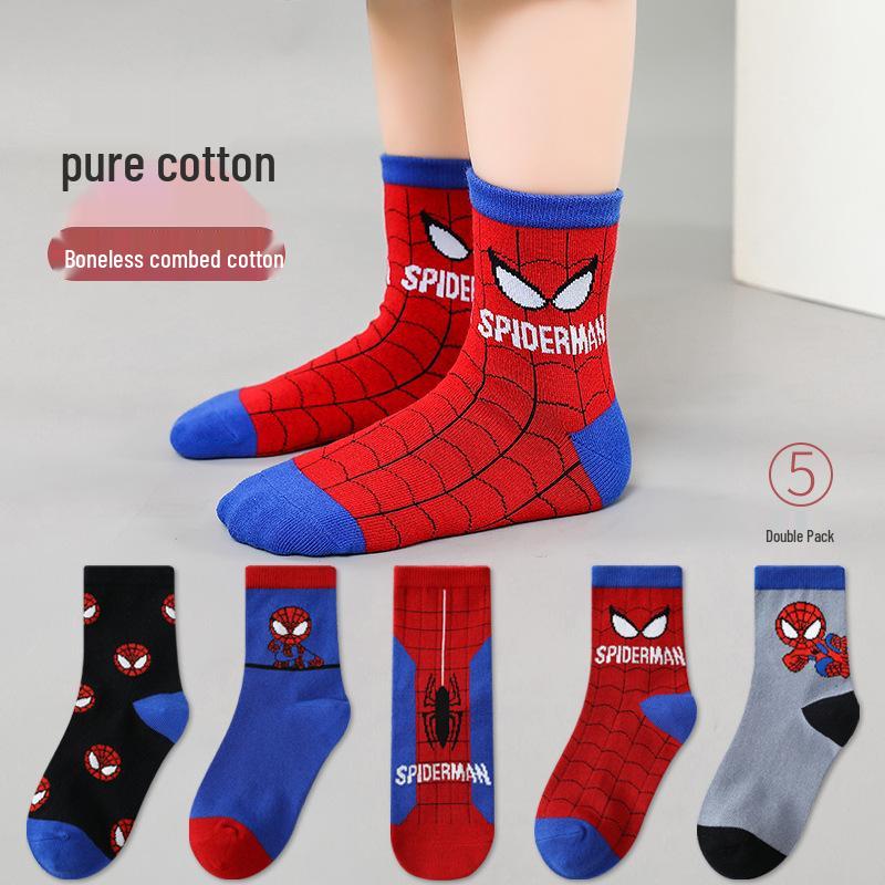 Children's Mid-Calf Cotton Socks - Autumn/Winter Sports & Casual Japanese Style