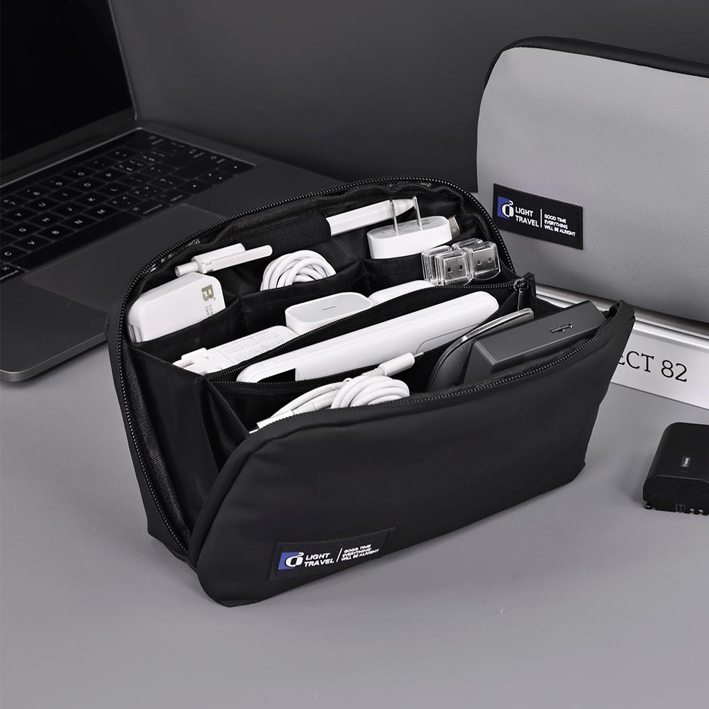 Portable Electronic Organizer Bag For Charging Cables Power Bank Headphone Adapter Travel Gadget Storage Pouch