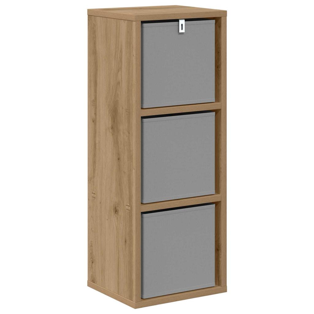 Sideboard with Drawers Artisan Oak 10 X 8.7 X 27.4 In (W X D X H)
