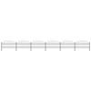 VidaXL Garden Fence with Spear Top Steel 1070 X 100 Cm Black 277717