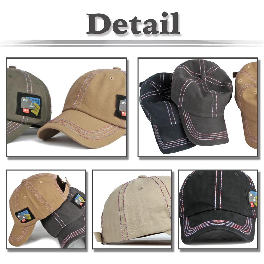 English CZ148 [White Fang] Hat, Colorful, Patch, Cap, Brim, Cool, Letters, Casual, Women's, Men's, (Navy)