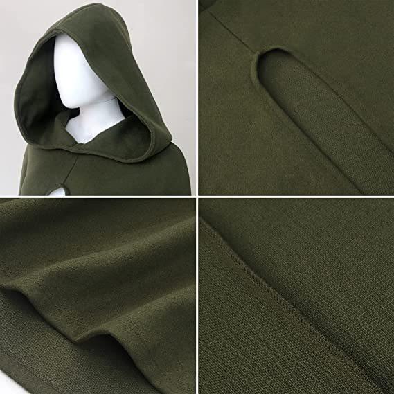Mittelalterlicher Umhang, Halloween, Piraten-Zauberer, Sensenmann, Strickjacke, Umhang, Krieger, Cosplay
