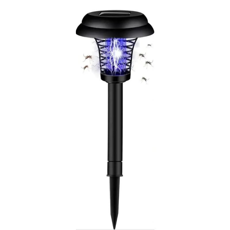 

Солнечная убийца комаров с 2 режимами освещения, уличный водонепроницаемый светодиодный светильник, ловушка от комаров, лампы для сада, лужайки, кемпинга 1pcs
