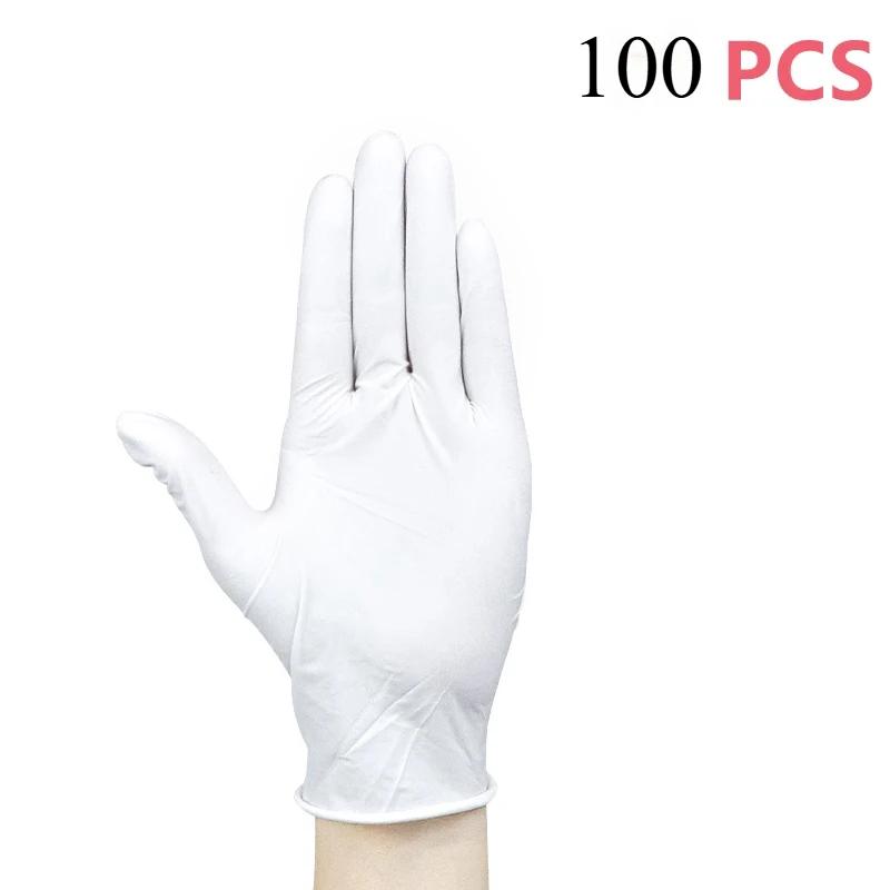Pink Nitrile Disposable Gloves 20/50PCS Powder & Latex Free Gloves for Kitchen Cooking Household Beauty Petcare Hair Dye Gloves