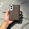 Business Sle 600D Carbon Fiber Texture PC Magnetic Phone Protection Case for Samsung Galaxy Z Fold 8 Alloy Lens Shockproof Hinge Protect Cover