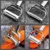 ZISIZ Multi-functional Stainless Steel Double-Head Peeler & Grater