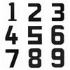 Highlighting Solar Lighted House Numbers Light 11inch Solar Digital Doorplate  Yard