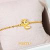 Porti 24k Gold 1.875g Snake Ribbon Chain Bracelet