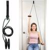 Ofocase Shoulder Pulley Over The Door Physical Therapy System, Exercise Pulley for Physical Therapy-Blue