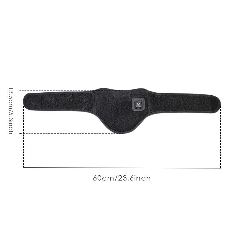 Heating Neck Guard Black Protective Gear Universal Left and Right Three-speed Temperature Adjustment USB Plug