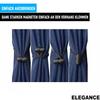 ELEGANCE 2 Pieces Curtain Magnetic Closure Strong Magnetic Holder