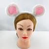 Plush Mouse Ears Headbands Cartoon Animal Ears Hair Hoop Cute Bear Ears Hairband Halloween Party Costume Photo Props
