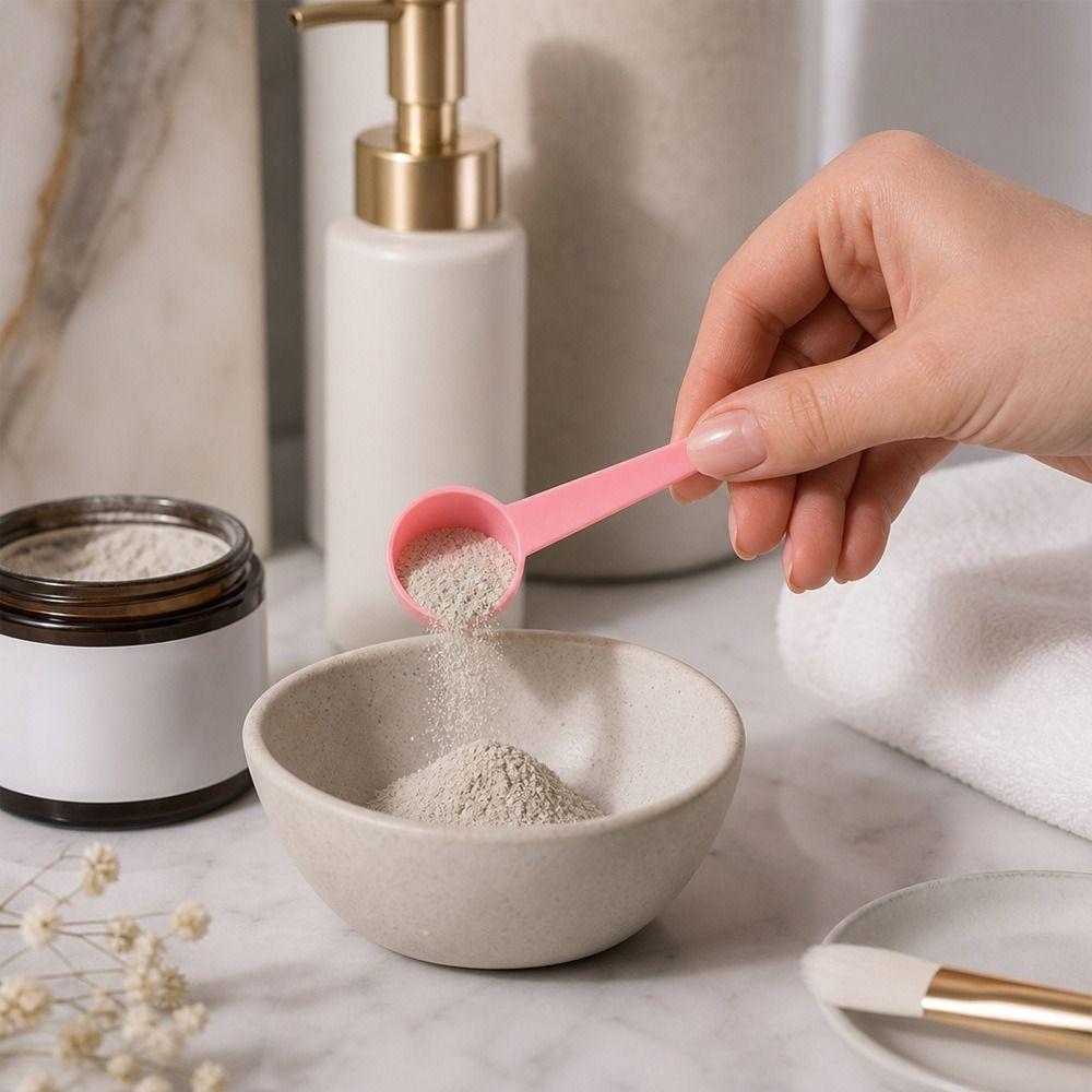 10Pcs PP Plastic Powder Scoop 5g Facial Mask Spoon New Coffee Scoop DIY Use