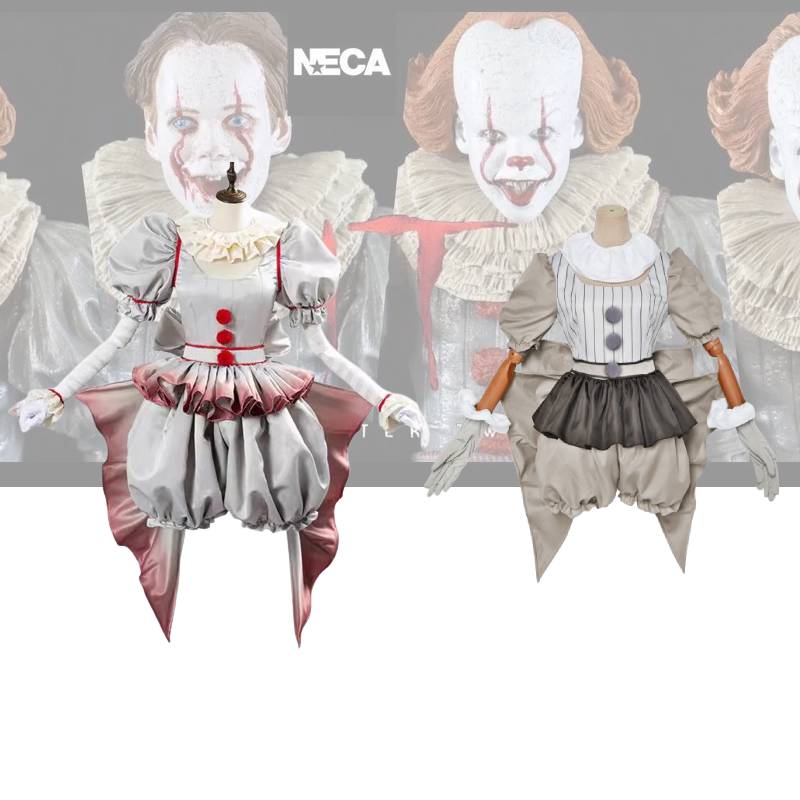 Pennywise Cosplay Terrifier Halloween-kostymer Er Stilige Unike Nøytrale Og