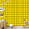 Yellow Checkered Wallpaper for Living Room and Bedroom 50x1000