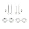 8Pcs Front Lower Control Arms Suspension Kit with Ball Joint Tie Rods Sway Bar for Impala 20002013 Lacrosse 20052009 Monte Carl