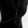 Simple Summer Sexy Body Bikini Chest Chain Harness Chain Jewelry Charm Body Necklaces Chain For Women Jewelry Gift