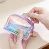 Pvc Transparent Laser Coin Purse Student Can Be Stored Waterproof Mini Coin Keychain Bag