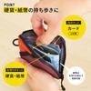 LIHIT LAB CIRCULA Mini Black Wallet, A4600-24