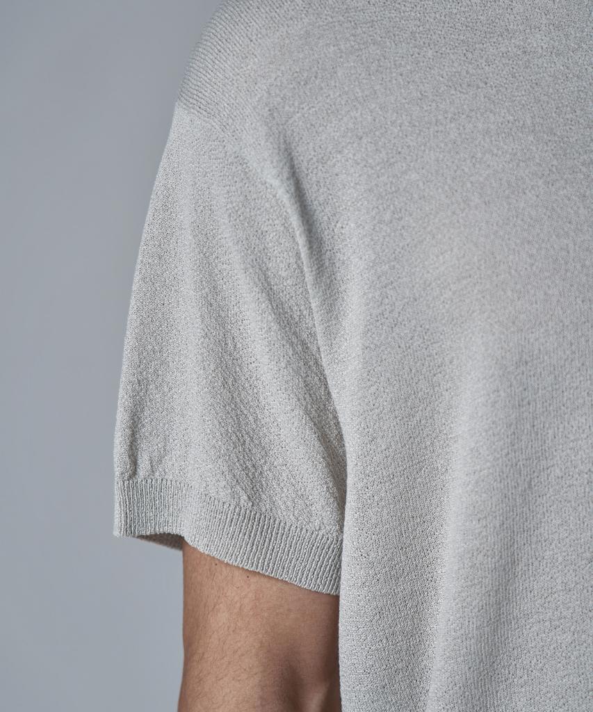WAAR M1092 Airy Round Knit_Light Gray