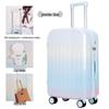 Xiaoyan Gradient Style Travel Suitcase