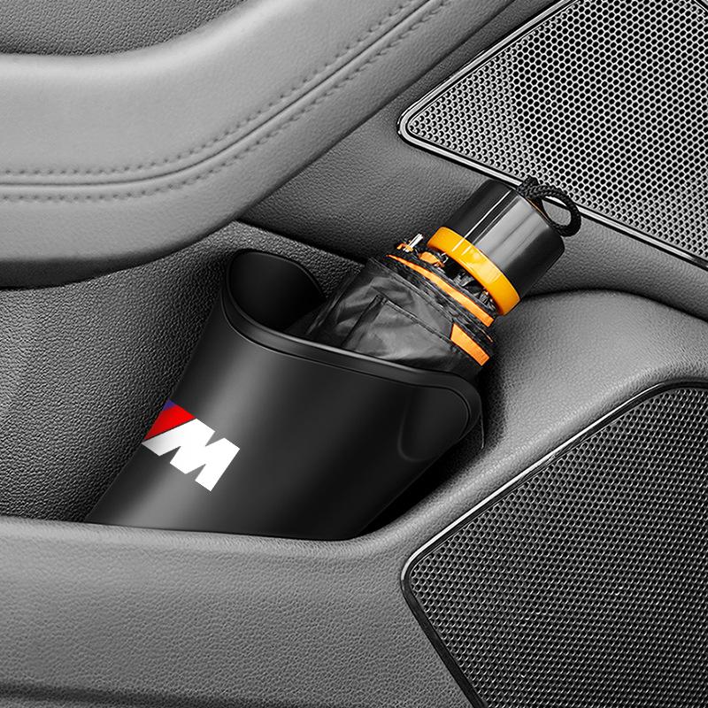 1/2Pcs Car Styling Car Storage Box Umbrella Garbage Organizer Bucket For BMW M E34 E36 E60 E90 E46 E39 E70 F10 F20 F30 X5 X6 X1 M3 M5 M6 E71 F01 F87