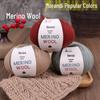 100% Merino Wool Medium Fine Yarn - Morandi Color System 212 for Hand Knitting Sweaters, Scarves, and Jackets
