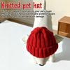 Cozy Soft Knit Pet Knitted Hat Windproof Winter Dog Cap Cute Warm Dog Beanie  Winter Season