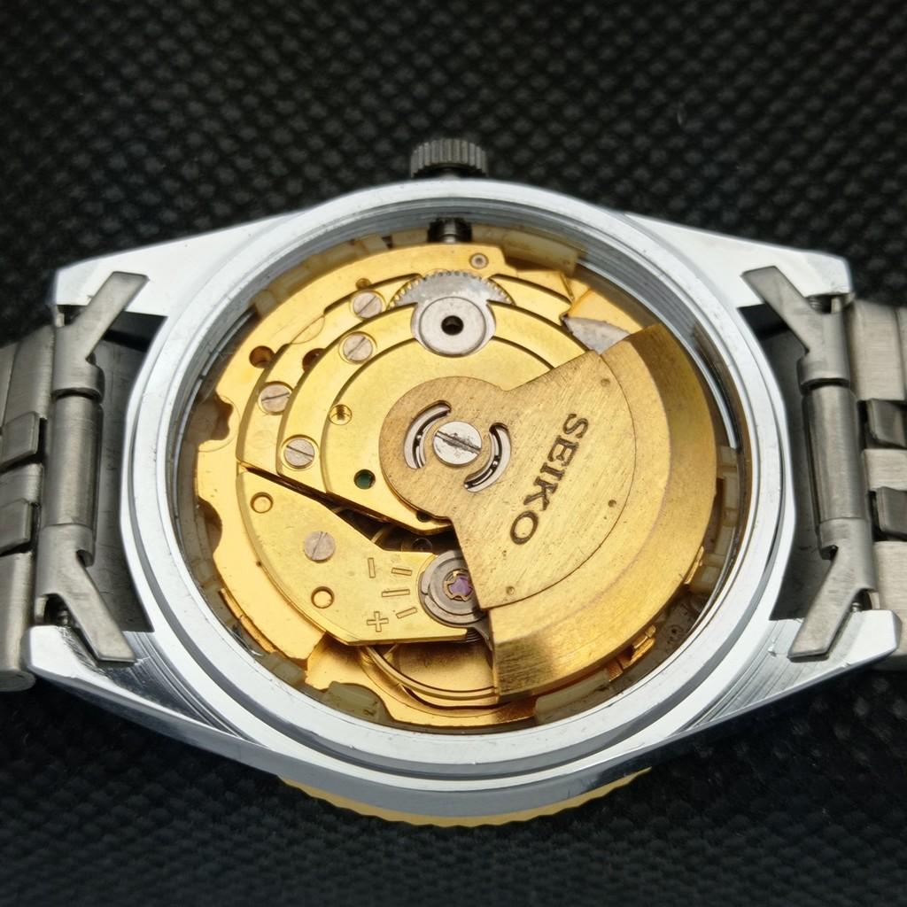 USED SEIKO 5 AUTOMATIC JAPAN MENS RARE GOLDEN MOVEMENT WATCH 575a-a304725-2 SKU575a-a304725