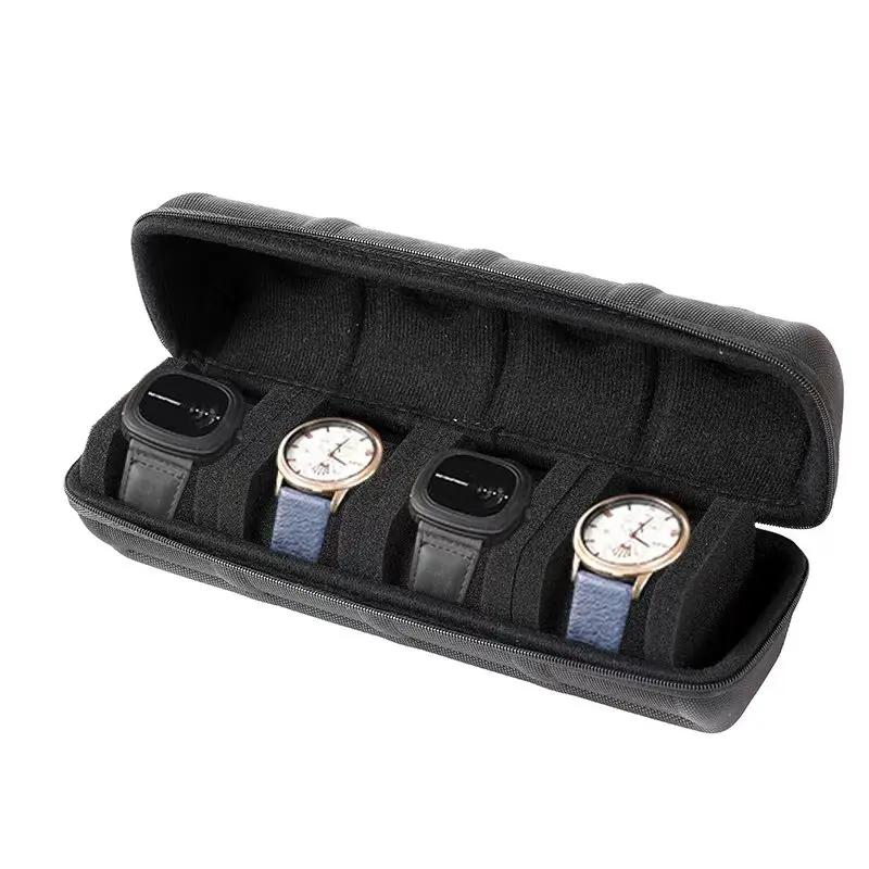 Watch Box Organizer For Men or Women Watch Travel Case Portable Storage Watch Display Holder for Wristwatches and Smart Watches
