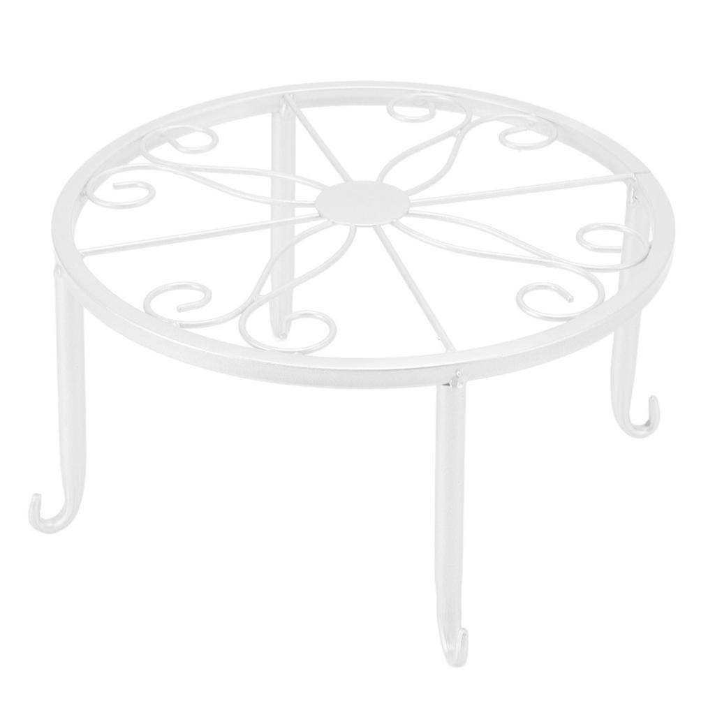 Single Layer Iron Plant Stand Floor Standing Simple Low Plant Pot Stand Balcony Living Room Flower Pot Shelf