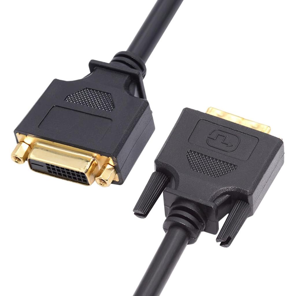 Xiwai DVI Stecker auf Buchse Verlängerungskabel Dual Link Digital Video für und Fernseher 24+1 50cm, DVI-D Monitore, Projektoren,