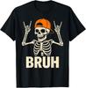 Cool Bruh Skeleton Rock On Halloween Men Boys Kids T-Shirt Unisex Shirt