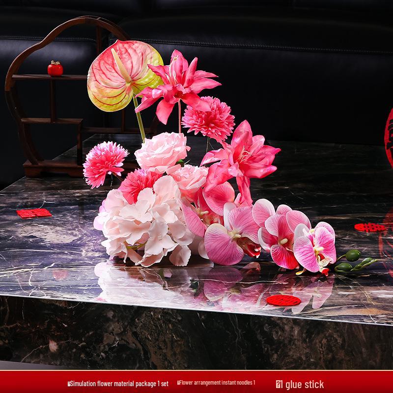 Wedding Flower Basket: Double Happiness Decoration for Home, Hotel, or Engagement