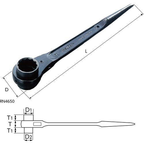 SUPERTOOL Double-Ended Ratchet Wrench RN3032