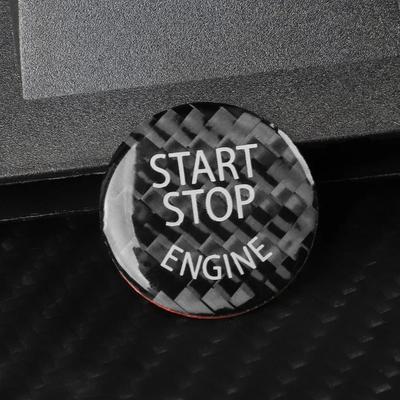Adhesivo para tapa de coche nuevo, botón de arranque y parada, interior, piezas ligeras, accesorios de repuesto, compacto, fácil instalación
