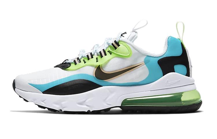 Nike Air Max 270 React Se Oracle Aqua Gs CJ4060-300 36.5