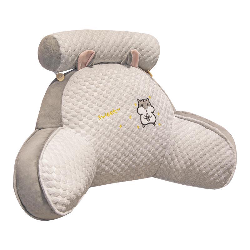 Ice Bean Hamster Figure Eight Backrest Cushion for Home & Office