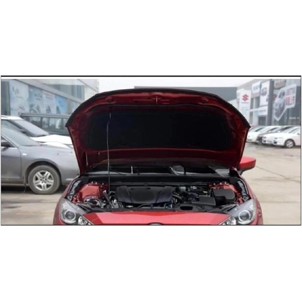 2014 2015 2016 2017-2021, Συμβατό Για Mazda 3 Βαμβάκι Θερμοηχομόνωσης Μπροστινό Καπό Κινητήρα Πυροστόιχος Πίνακας Πατάκι Κάλυμμα Απορροφητής Θορύβου