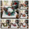 House Entrance Carpet Home Door Mat Living Room Bath Foot Bathroom Non-slip Water Absorption Rugs Bath Merry Christmas Winter