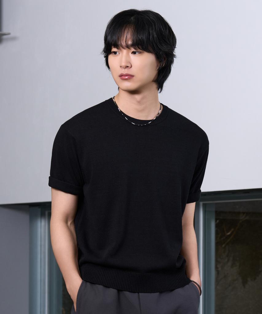 HYOJI 26 Ss Washable Linen Round Crop Knit (6 Colors)