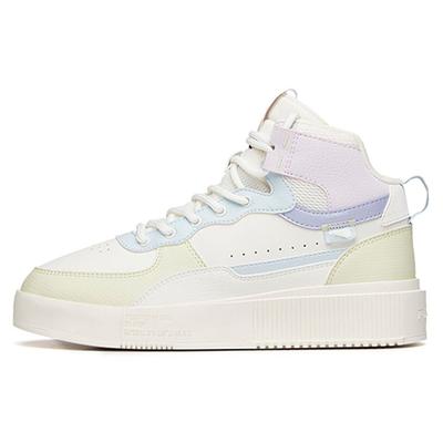 Zapatillas de Caña Alta Cálidas Antideslizantes Serie Lifestyle Zapatillas Mujer Blanco Verde Azul 922138011-4