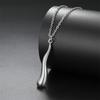 My Shape Italian Horn Charm Necklace Stainless Steel Pendants Chain for Women Eyes Charms Lucky Amulet Talisman Italian Jewelry