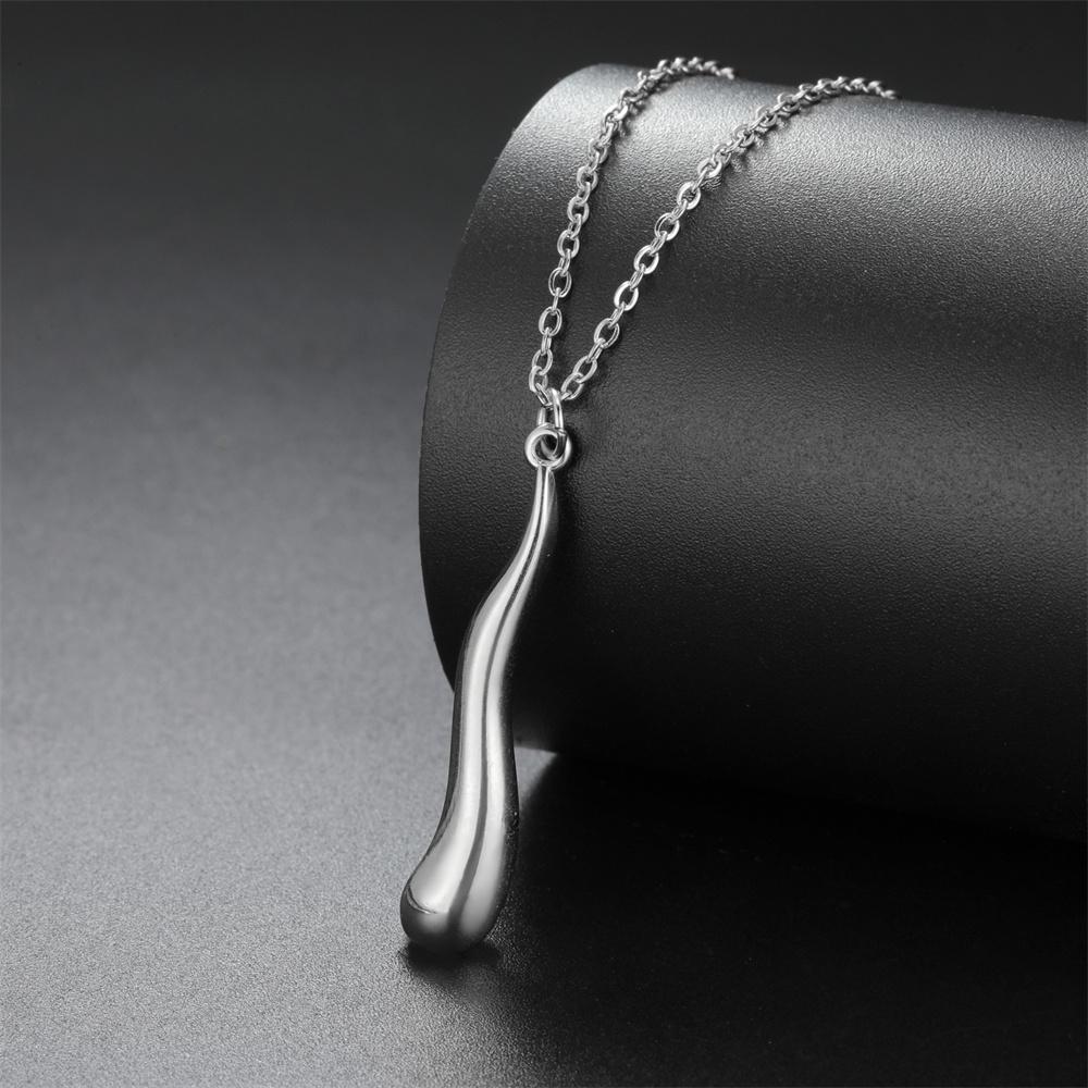 My Shape Italian Horn Charm Necklace Stainless Steel Pendants Chain for Women Eyes Charms Lucky Amulet Talisman Italian Jewelry